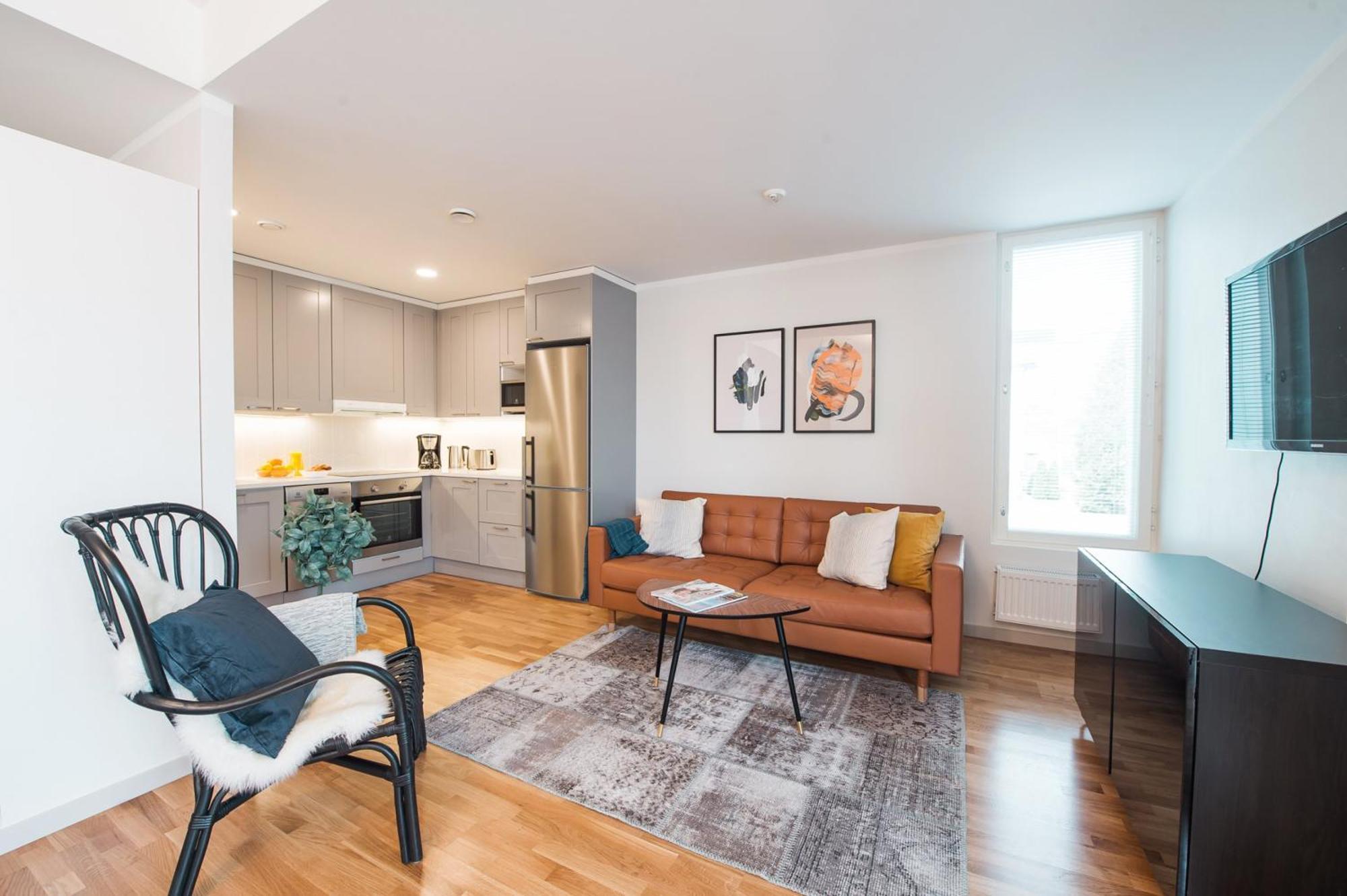 Forenom Serviced Apartments Helsinki Toeoeloe Exterior foto